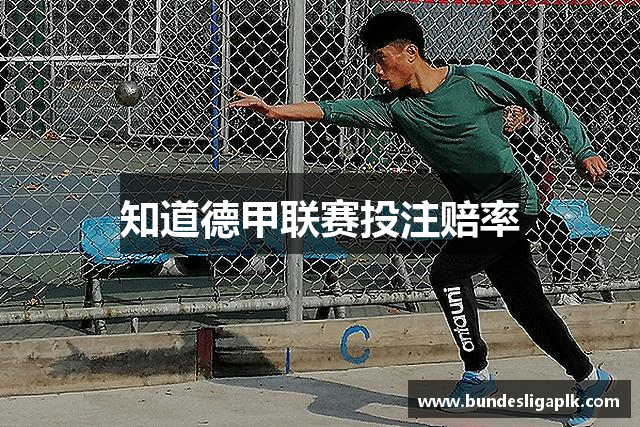 知道德甲联赛投注赔率
